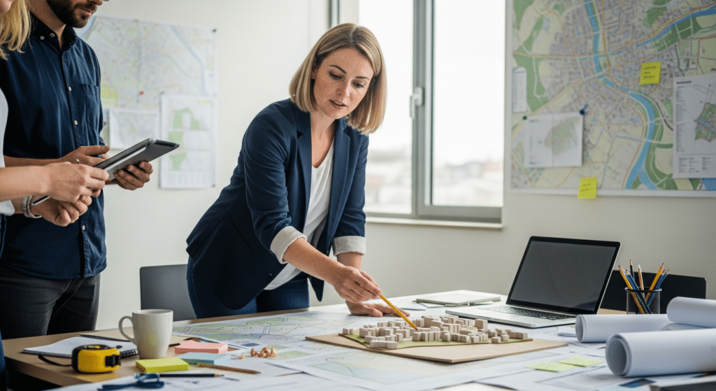 Urbanisztikai tervezés: önkormányzati tervező vezet műhelymunkát